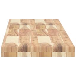 Berkfield Home Table Top 120x30x4 cm Rectangular Solid Wood Acacia in Brown - Size: 120 x 30 x 4 cm - thumbnail 6
