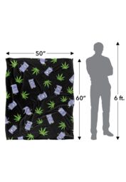 South Park Towlie Pattern Silky Touch Super Soft Throw Blanket 152 X 127 cm in White - thumbnail 5