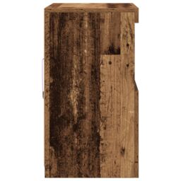 Berkfield Home Sideboard with LED Lights Old Wood 60x37x67 cm in Brown - Size: 60 x 37 x 67 cm - thumbnail 7