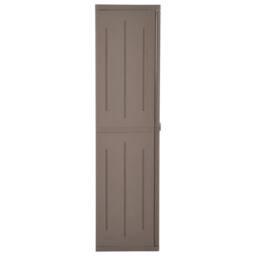 Berkfield Home Garden Storage Cabinet Brown 65x45x172 cm PP Wood Look - Size: 65 x 45 x 172 cm - thumbnail 4