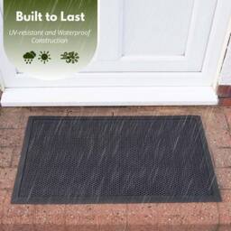 Marco Paul 40cm x 60cm Super Scraper Door Mat in Grey - Size: 40 cm x 60 cm - thumbnail 7