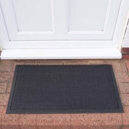 Marco Paul 40cm x 60cm Super Scraper Door Mat in Grey - Size: 40 cm x 60 cm - thumbnail 1