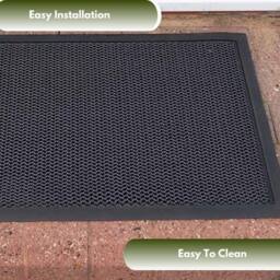 Marco Paul 40cm x 60cm Super Scraper Door Mat in Grey - Size: 40 cm x 60 cm - thumbnail 8