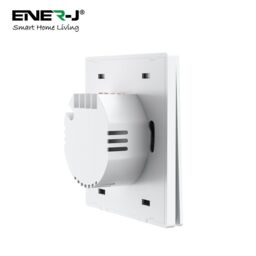 ENER-J 2 Gang Smart Push Button WiFi Light Switch White 1200W - thumbnail 3
