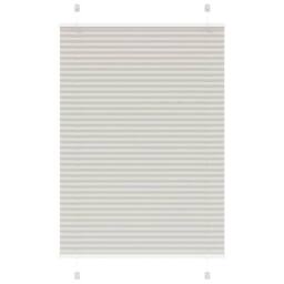 Berkfield Home Pleated Blind Light Grey 100x150 cm Fabric Width 99.4 cm Polyester - thumbnail 2