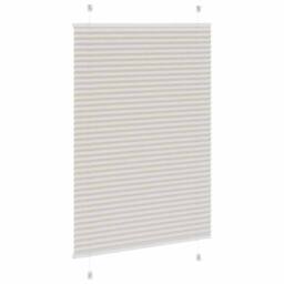 Berkfield Home Pleated Blind Light Grey 100x150 cm Fabric Width 99.4 cm Polyester - thumbnail 4