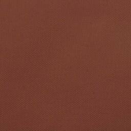 Berkfield Home Sunshade Sail Oxford Fabric Triangular 5x5x6 m Terracotta in Brown - thumbnail 3