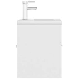Berkfield Home Sink Cabinet with Built-in Basin White Engineered Wood - thumbnail 6