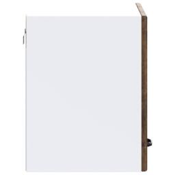 Berkfield Home Kitchen Wall Cabinet Kalmar Smoked Oak Engineered Wood in Brown - thumbnail 6