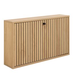 Furniture To Go Albany Shoe Cabinet 1 Flip Down Door In Oak in Light Brown