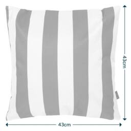 icon 4 Pack Cushion 43x43 Kyoto Fabric, Stripe, Olive - thumbnail 4