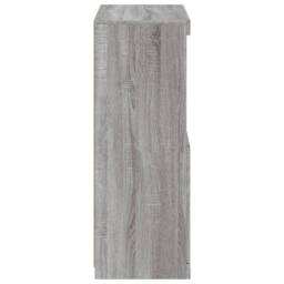 Berkfield Home Sideboard with LED Lights Grey Sonoma 60.5x37x100 cm - thumbnail 8