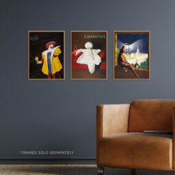 Artery8 Set of 3 Cappiello Vintage Adverts French Alcohol Wall Art Prints in Brown - Size: A3 - thumbnail 2