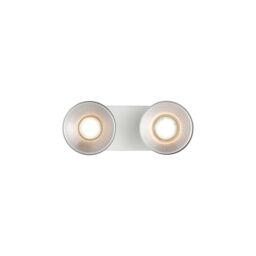 Nordlux Vintage Indoor Spot Light White Metal GU10 Gold Inner - Mains Powered, IP20 - thumbnail 2