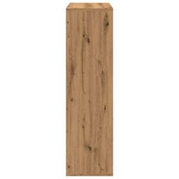 Berkfield Home Room Divider Bookcase Artisan Oak 69.5x29x103.5 cm Engineered Wood in Brown - thumbnail 6