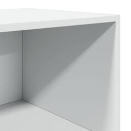 Berkfield Home Highboard White 50x41x185 cm Engineered Wood - Size: 50 x 41 x 185 cm - thumbnail 7
