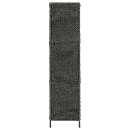 Berkfield Home 5-Panel Room Divider Black 193x160 cm Water Hyacinth - thumbnail 4
