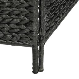 Berkfield Home 5-Panel Room Divider Black 193x160 cm Water Hyacinth - thumbnail 6