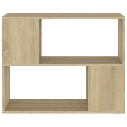 Berkfield Home TV Cabinet Sonoma Oak 80x24x63 cm Engineered Wood in Brown - Size: 80 x 24 x 63 cm - thumbnail 5
