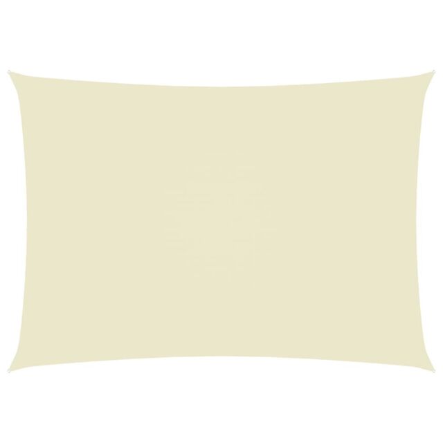 Berkfield Home Sunshade Sail Oxford Fabric Rectangular 2.5x4 m Cream in Beige - image 1