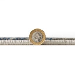 The Rug Shop UK Grey Modern Striped Easy To Clean Latex Back Area Rug - Size: 240 cm x 340 cm - thumbnail 3