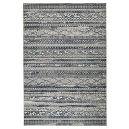 The Rug Shop UK Grey Modern Striped Easy To Clean Latex Back Area Rug - Size: 240 cm x 340 cm - thumbnail 6