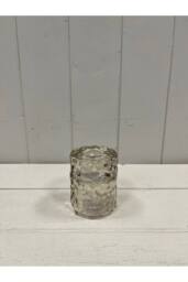KDMD Large Smokey Brown Straight Textured Candle Holder - thumbnail 2