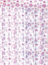 Netagon Shimmer Tinsel Curtain Christmas Snow Design 3M x 1M Pink - thumbnail 7