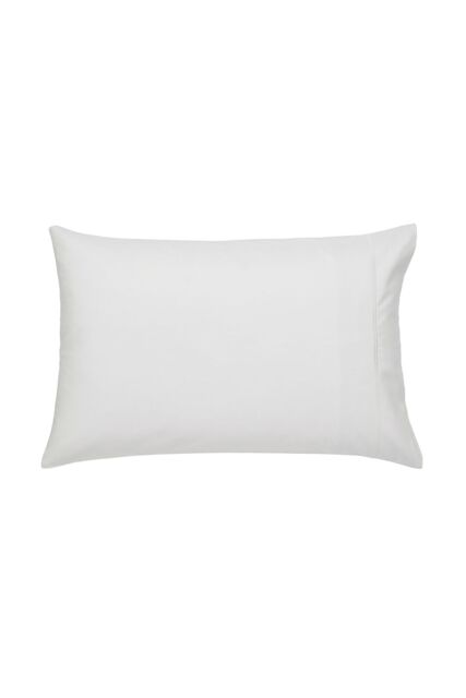 1951 'Andaz' Eqyptian Cotton Standard Pillowcase in Silver - Size: Double - image 1