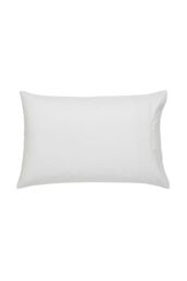1951 'Andaz' Eqyptian Cotton Standard Pillowcase in Silver - Size: Double - thumbnail 1