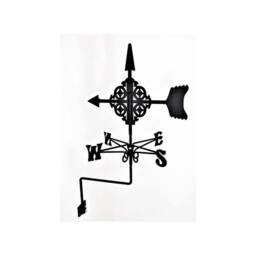 FenceArt Traditional Weathervane Arrow - Steel - L39 x W41 x H83 cm - Black - thumbnail 2