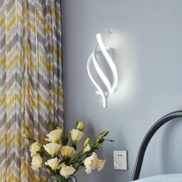 COMELY Modern LED Wall Lamp, 22W LED Wall Lights Indoor, White, 6500K in White - thumbnail 3