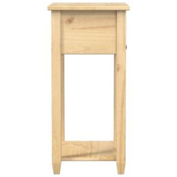 Berkfield Home Console Table Corona 55x35x73 cm Solid Wood Pine in Brown - Size: 55 x 35 x 73 cm - thumbnail 5