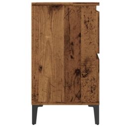Berkfield Home Sink Cabinet Old Wood 80x33x60 cm Engineered Wood in Brown - Size: 80 x 33 x 60 cm - thumbnail 6