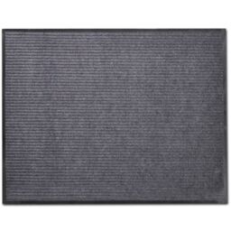 Berkfield Home Grey PVC Door Mat 90 x 150 cm - thumbnail 1