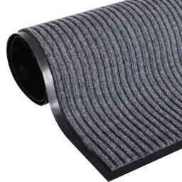 Berkfield Home Grey PVC Door Mat 90 x 150 cm - thumbnail 2