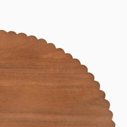 FurnitureboxUK Hood Round Walnut Wood Coffee Table - thumbnail 4