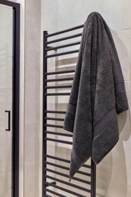 CHRISTY 'Supreme Hygro' Luxury 100% Supima Cotton Pile Towels in Dark Grey - image 1
