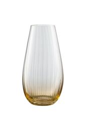 "Galway Crystal 'Erne' 9.5"" Vase - Colour Collection in Yellow" - thumbnail 1