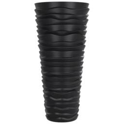 Berkfield Home Planter with Removable Inner Anthracite 18/45 L PP Grooved Look in Black - thumbnail 4