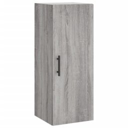 Berkfield Home Highboard Grey Sonoma 34.5x34x180 cm Engineered Wood - thumbnail 5