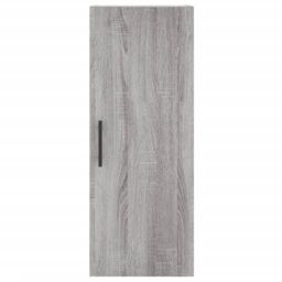 Berkfield Home Highboard Grey Sonoma 34.5x34x180 cm Engineered Wood - thumbnail 6
