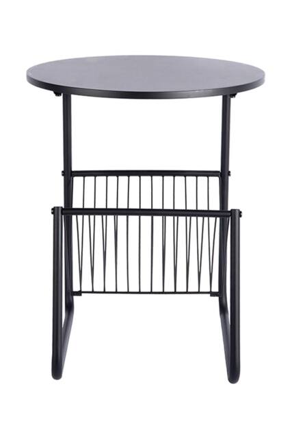 PRESENT TIME Leitmotiv Iron Side Table Riqueza Revista - Black - image 1