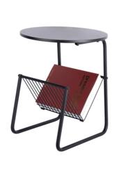 PRESENT TIME Leitmotiv Iron Side Table Riqueza Revista - Black - thumbnail 4