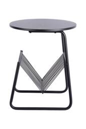 PRESENT TIME Leitmotiv Iron Side Table Riqueza Revista - Black - thumbnail 3