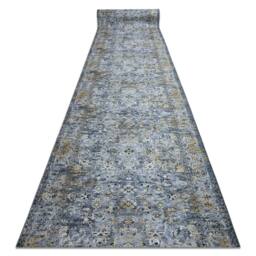 RugsX Anti-Slip Lotus Runner in Grey - Size: 80 cm x 190 cm - thumbnail 1