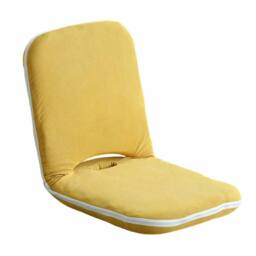 SPETLEK Yellow 5 Position Adjustable Folding Floor Gaming Chair - thumbnail 3