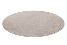 RugsX Eton Plus Rug in Beige - Size: 150 cm diameter - thumbnail 4