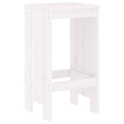 Berkfield Home Beautiful Bar Stools 2 pcs White 40x36x75 cm Solid Wood Pine - Size: 40 x 36 x 75 cm - thumbnail 1