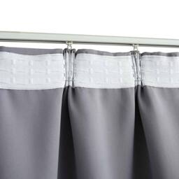 Berkfield Home Blackout Curtains with Hooks 2 pcs Grey 140x175 cm - thumbnail 4